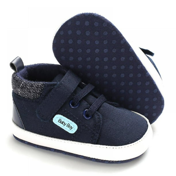 Baby Boy Girl Crib Shoes Toddler Pre Walker Anti-Slip Sneakers First Shoes 0-18M